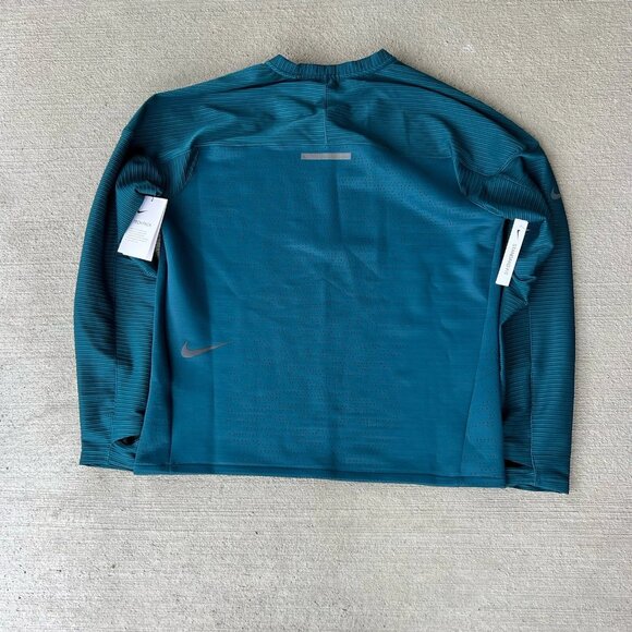 NWT Nike Tech Pack Hybrid Quarter Zip Long Sleeve Pullover Men’s L Teal Green - Picture 2 of 7